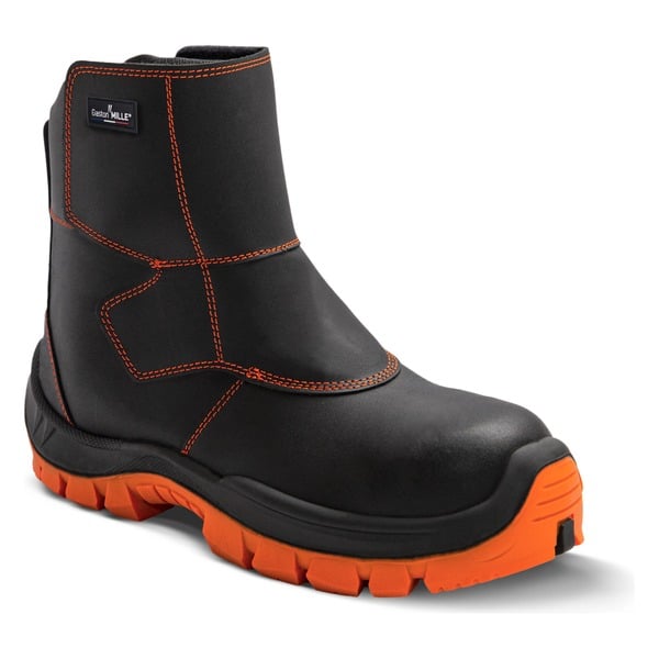Chaussures de sécurité montantes Volca S3 Gaston Mille NOIR-ORANGE