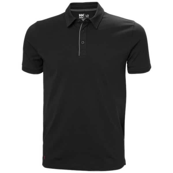 Polo de travail Evo Helly Hansen Vue de face Noir