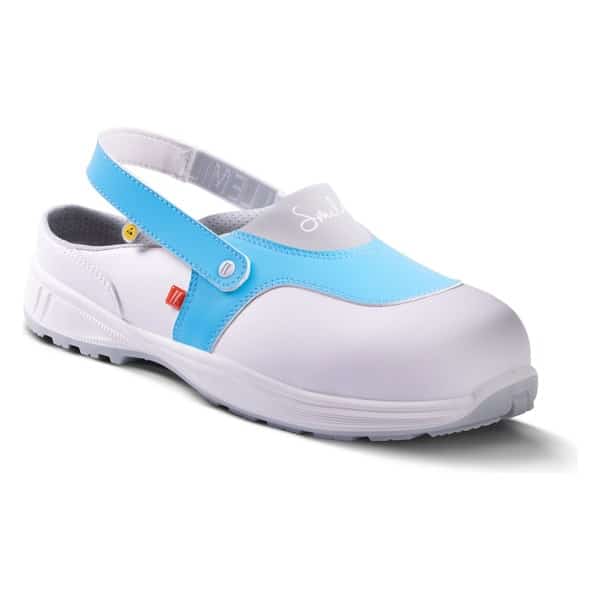 Sabots de sécurité Liberty SB Gaston Mille BLANC-BLEU