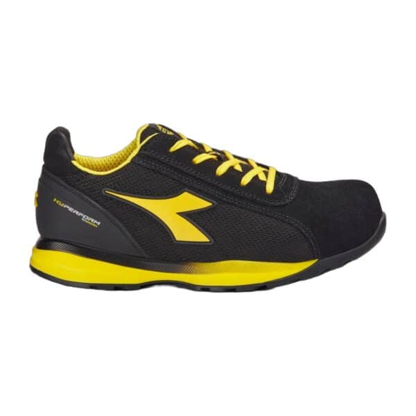 Chaussures de sécurité basses Glove Hyperform S1PS Diadora noir / jaune