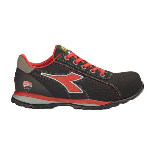 Chaussures de sécurité basses Glove Monster S1PS Diadora noir / rouge
