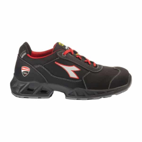 Chaussures de sécurité basses SHARK ENGINE S3S Diadora x Ducati Corse noir / rouge