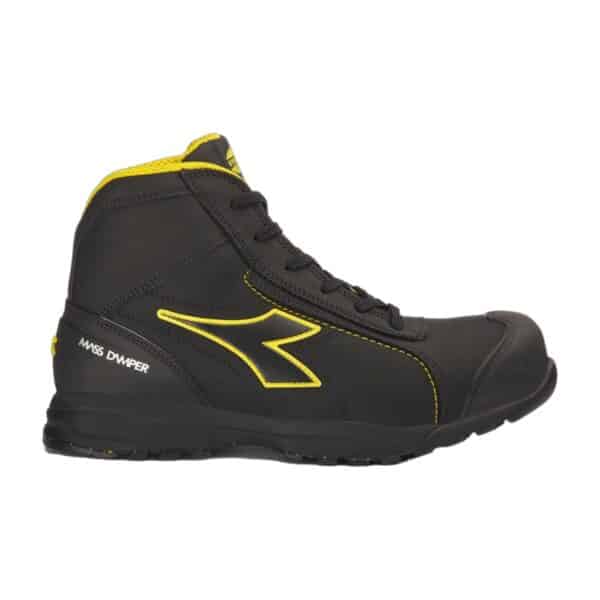 Chaussures de sécurité montantes Glove MDS Master mid S3 HRO SRC ESD Diadora noir