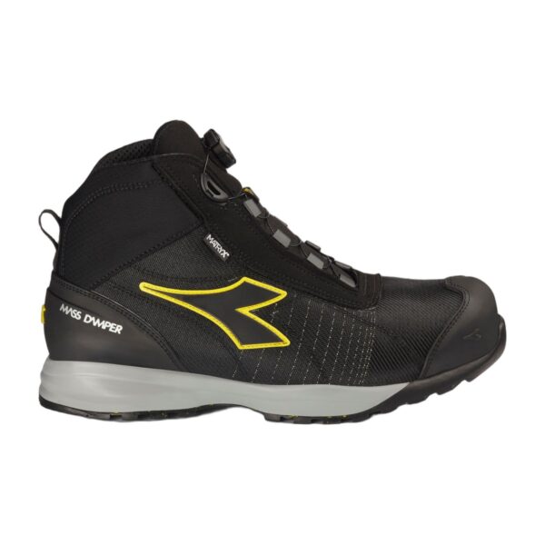 Chaussures de sécurité montantes Glove MDS MTX Quick mid S3 HRO SRC ESD Diadora noir