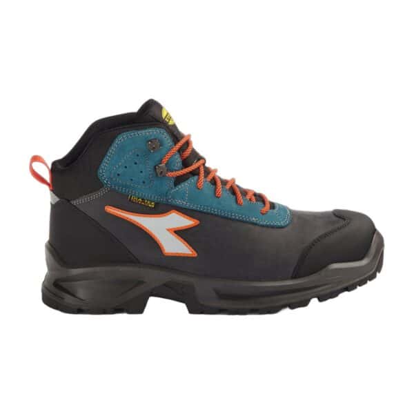 Chaussures de sécurité montantes Sport Diatex mid S3 WR CI SRC Diadora gris / bleu