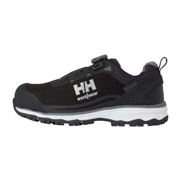 Basket de sécurité basses Luna 2 BOA S3 HT Helly Hansen Noir / gris – vue de profil