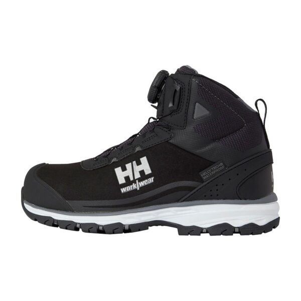 Baskets de sécurité montantes Luna 2 BOA S3 HT Helly Hansen Noir / gris – vue de profil
