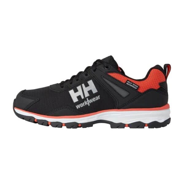 Baskets de travail basses Chelsea Évolution 2 O2 HT Helly Hansen Noir / orange – vue de profil