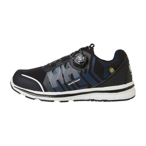 Baskets de travail basses Oslo BOA O1 Helly Hansen Noir / bleu – vue de profil