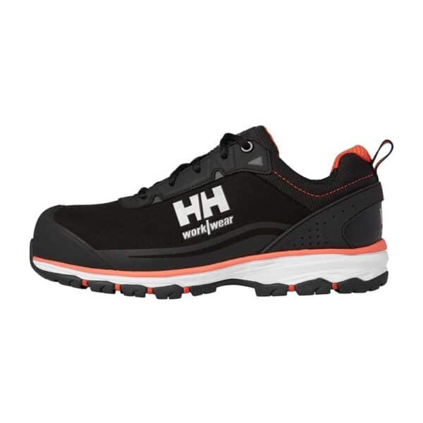 Chaussures de sécurité basses Chelsea Evolution 2 S3 Helly Hansen Noir / orange – vue de profil