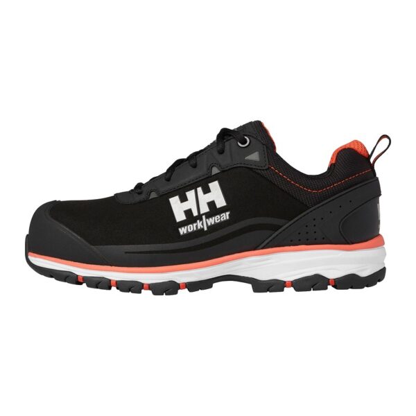 Chaussures de sécurité basses Chelsea Evolution 2 S3 Helly Hansen Noir / orange – vue de profil
