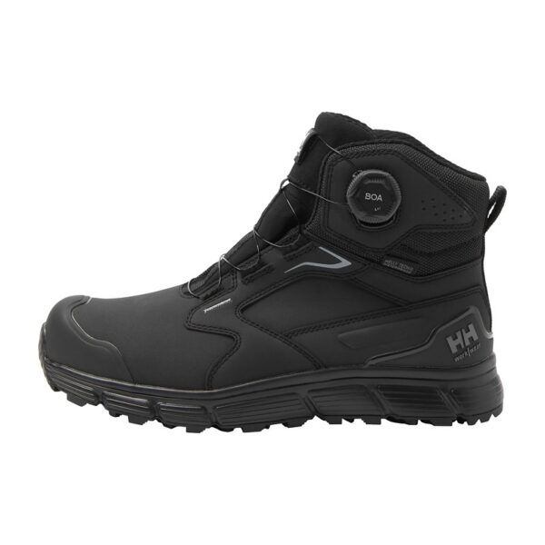 Chaussures de sécurité montante Kensington Mxr Waterproof BOA S7S Helly Hansen Noir – vue de profil