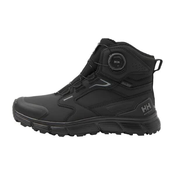 Chaussures de sécurité montantes d'hiver Kensington Mxr Waterproof BOA Helly Hansen Noir – vue de profil