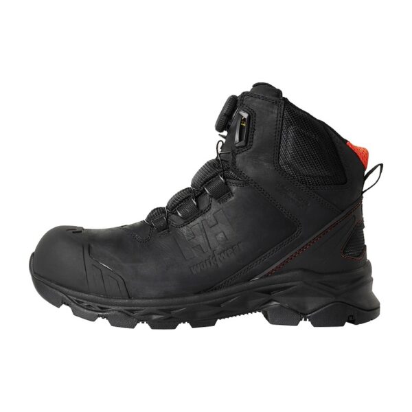 Chaussures de sécurité montantes Oxford BOA S3 HT Helly Hansen Noir – vue de profil