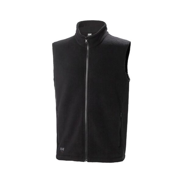 Gilet sans manches polaire Manchester Helly Hansen Noir – vue de face