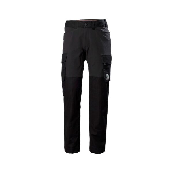 Pantalon de travail Oxford cargo 4X Helly Hansen Noir – vue de face