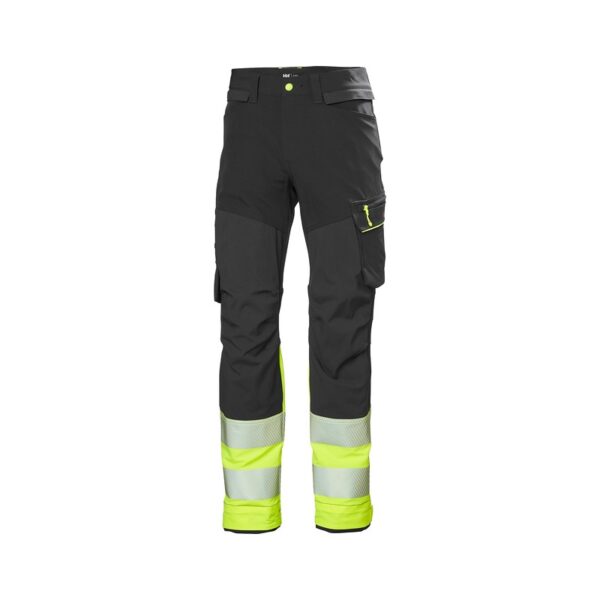 Pantalon haute visibilité femme ICU BRZ HH Connect™ Classe 1 Helly Hansen Jaune fluo – vue de face