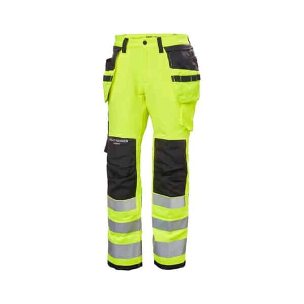 Pantalon haute visibilité femme W Luna Construction CL 2 Helly Hansen Jaune fluo – vue de face