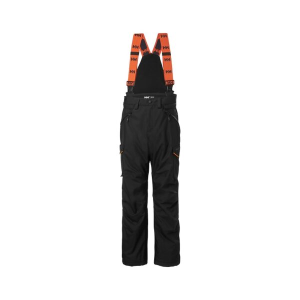 Pantalon - Salopette de travail d'hiver femme Kensington HH Connect™ Helly Hansen Noir – vue de face