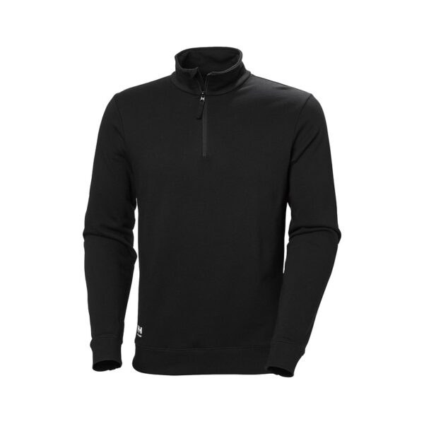 Sweat col zippé Manchester Helly Hansen Noir – vue de face