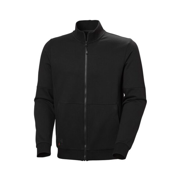 Sweat-shirt de travail à fermeture éclair Evo Helly Hansen Noir – vue de face