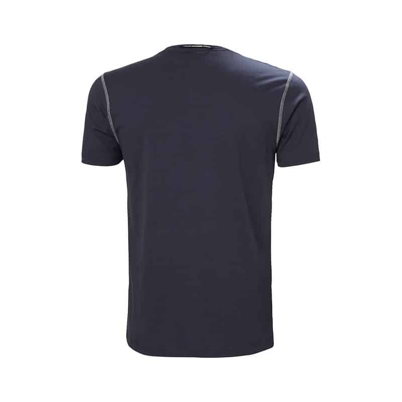 T-shirt de travail Oxford Helly Hansen Bleu marine – vue de dos