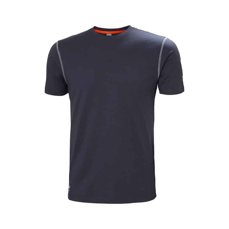 T-shirt de travail Oxford Helly Hansen Bleu marine – vue de face