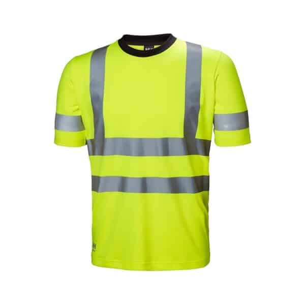 T-shirt haute visibilité Addvis Helly Hansen Jaune fluo – vue de face