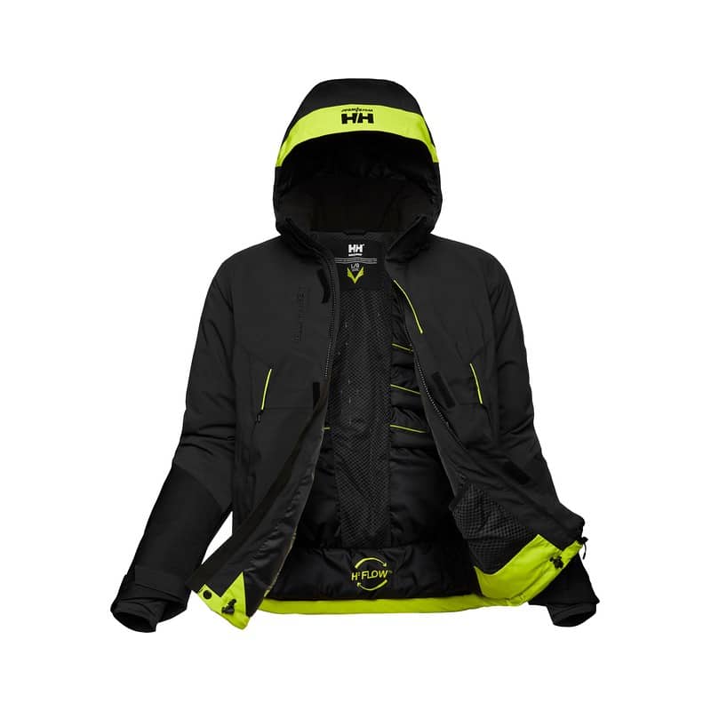 Veste de travail d'hiver Magni Evolution Helly Hansen Noir – vue en situation