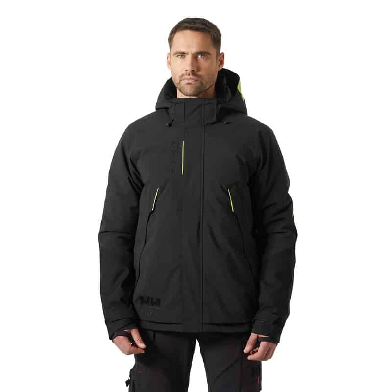 Veste de travail d'hiver Magni Evolution Helly Hansen Noir – vue portée 1