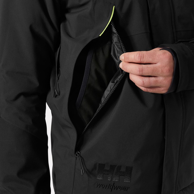 Veste de travail d'hiver Magni Evolution Helly Hansen Noir – détail 4