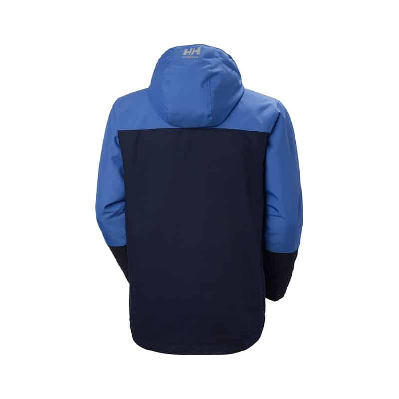 Veste de travail d'hiver Oxford Helly Hansen Bleu / bleu marine – vue de dos