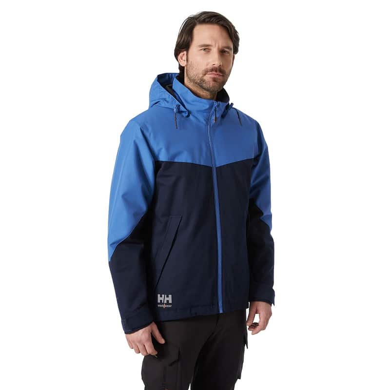 Veste de travail d'hiver Oxford Helly Hansen Bleu / bleu marine – vue portée 1