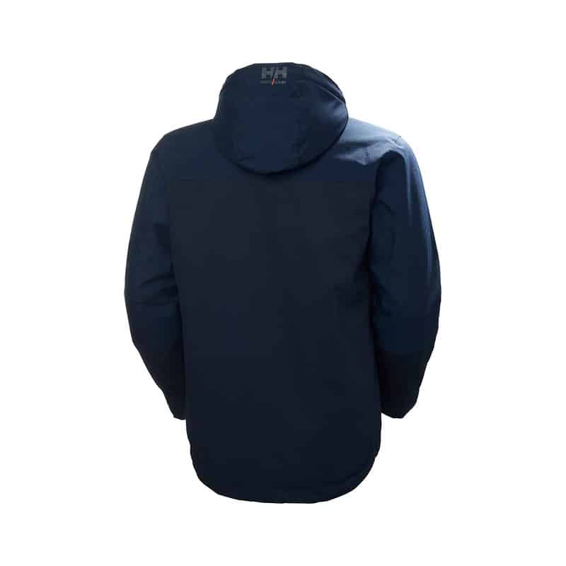 Veste de travail d'hiver Oxford Helly Hansen Bleu marine – vue de dos