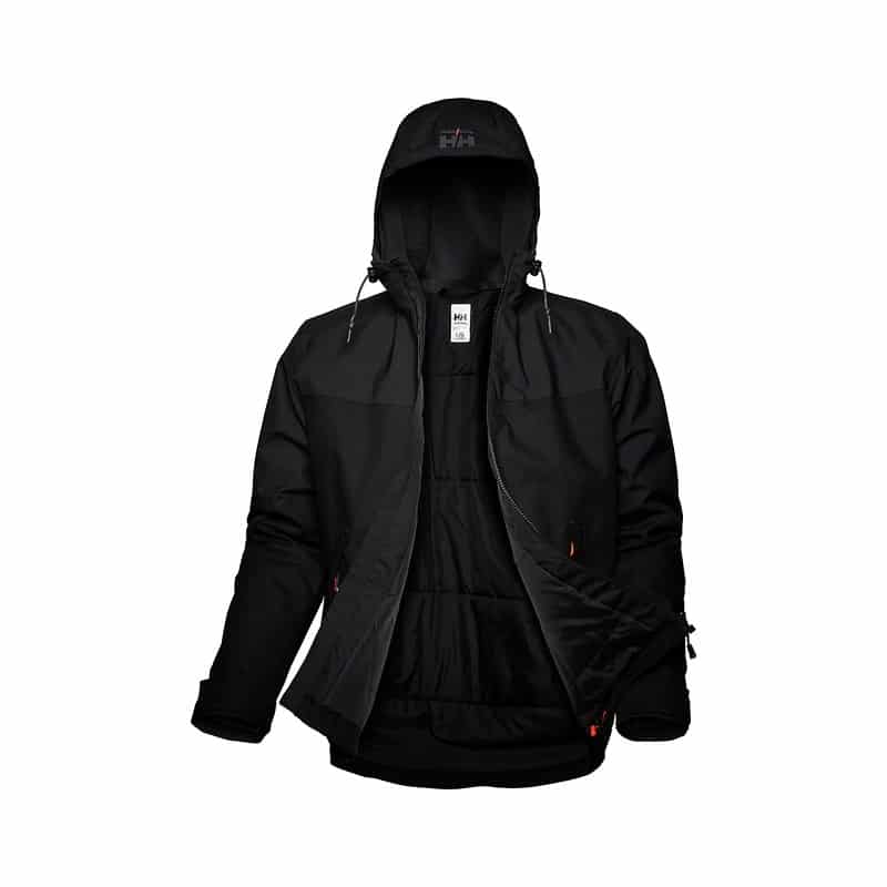 Veste de travail d'hiver Oxford Helly Hansen Noir – vue en situation