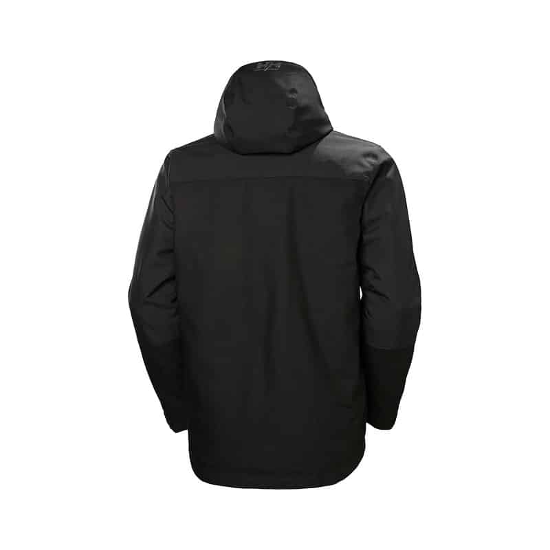 Veste de travail d'hiver Oxford Helly Hansen Noir – vue de dos