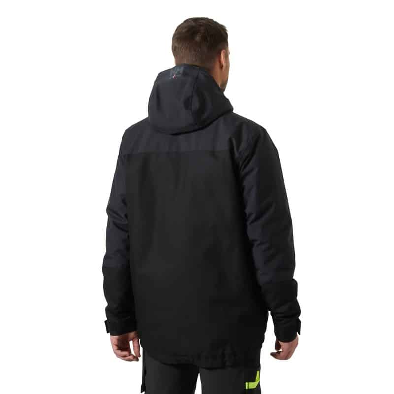 Veste de travail d'hiver Oxford Helly Hansen Noir – vue portée 2