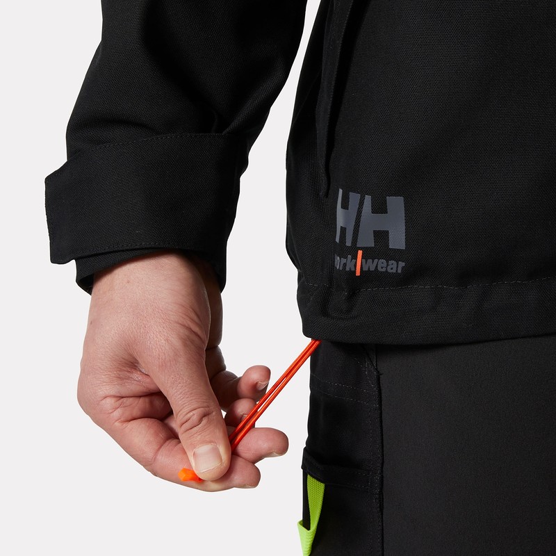 Veste de travail d'hiver Oxford Helly Hansen Noir – détail 4