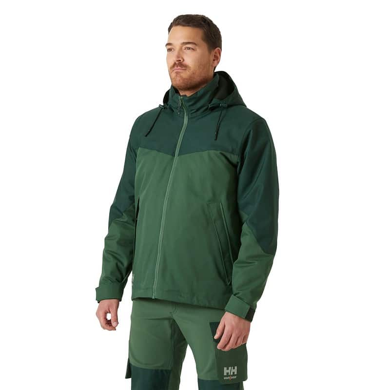 Veste de travail d'hiver Oxford Helly Hansen Vert – vue portée 1