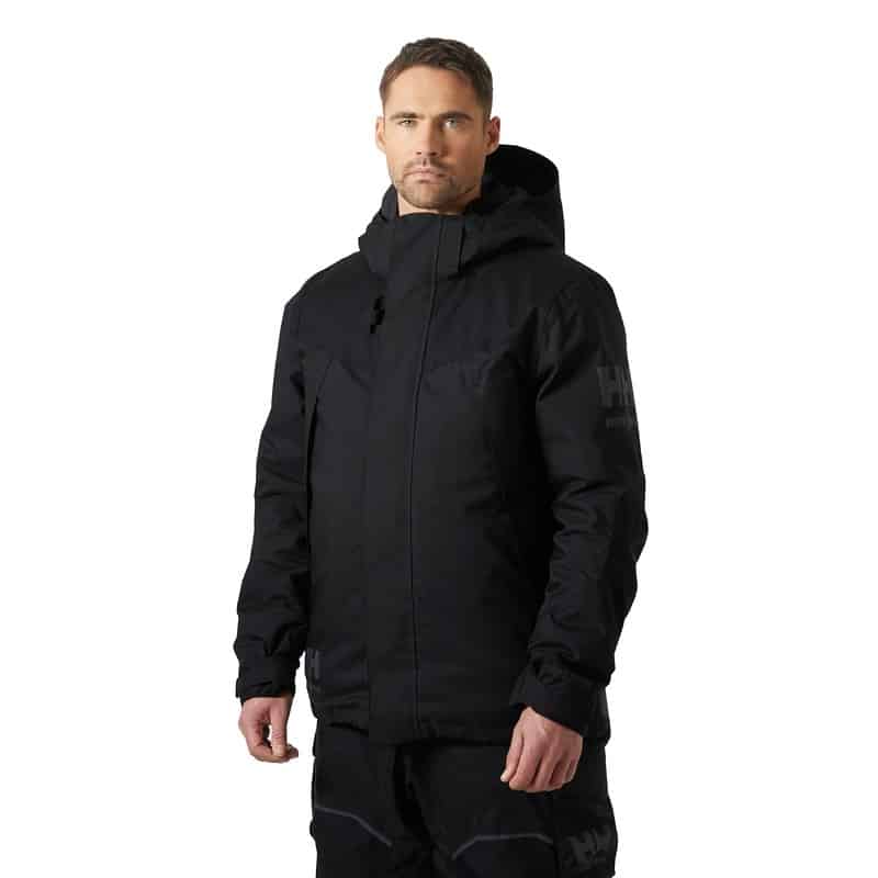 Veste de travail hiver Bifrost Helly Hansen Noir – vue portée 1