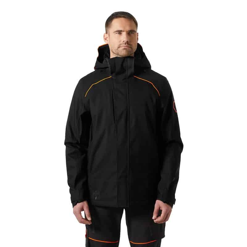 Veste de travail hiver Chelsea Evolution 2.0 Helly Hansen Noir – vue portée 1