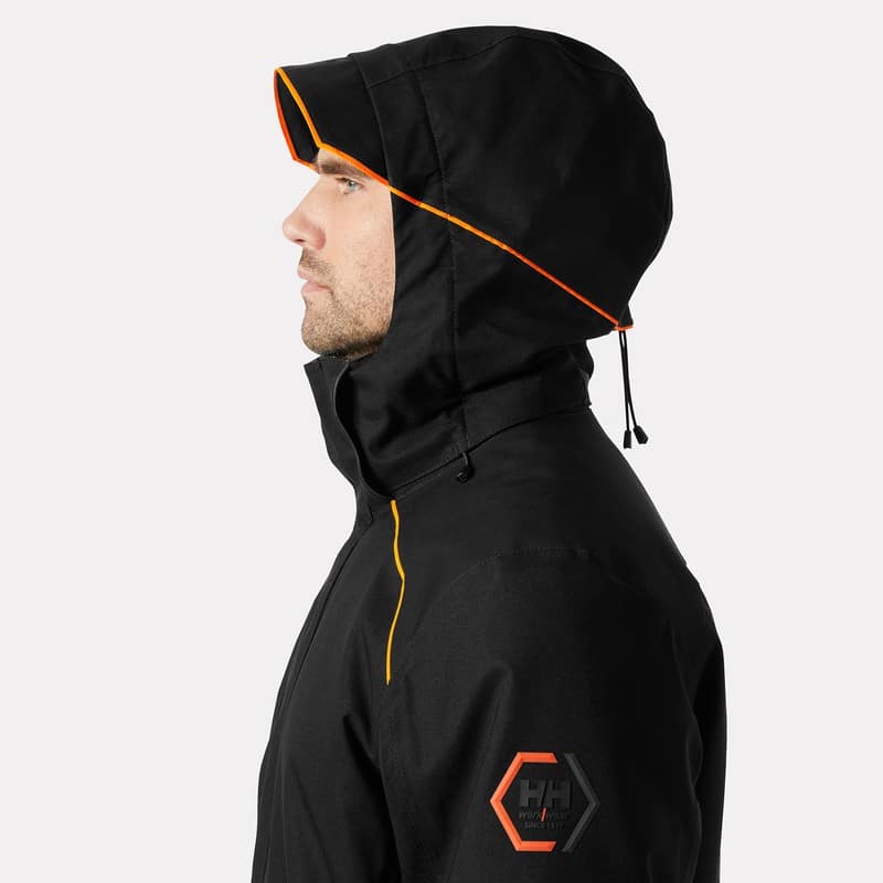Veste de travail hiver Chelsea Evolution 2.0 Helly Hansen Noir – détail 1