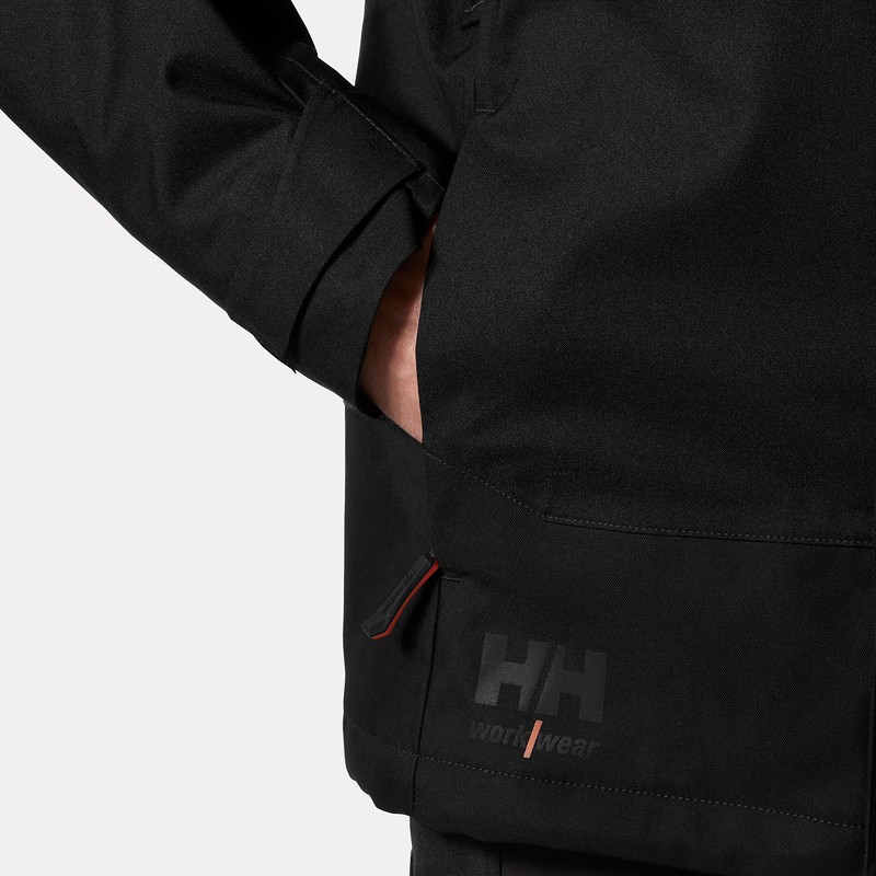 Veste de travail hiver Chelsea Evolution 2.0 Helly Hansen Noir – détail 5