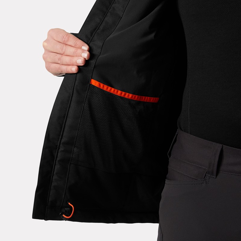 Veste de travail hiver Chelsea Evolution 2.0 Helly Hansen Noir – détail 6