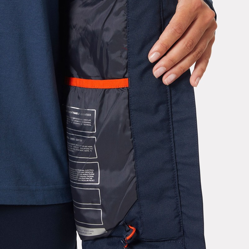 Veste de travail hiver femme W Luna Helly Hansen Bleu marine – détail 6