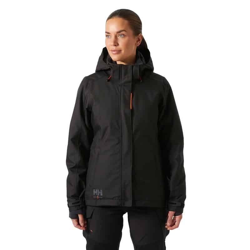 Veste de travail hiver femme W Luna Helly Hansen Noir – vue portée 1