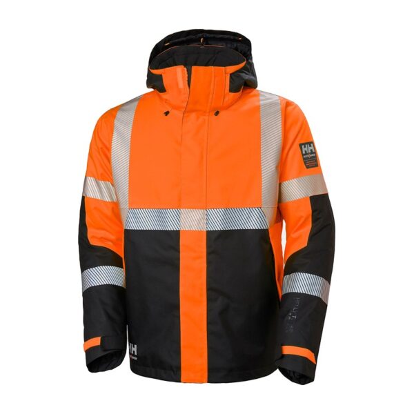 Veste haute visibilité hiver ICU Helly Hansen Orange – vue de face