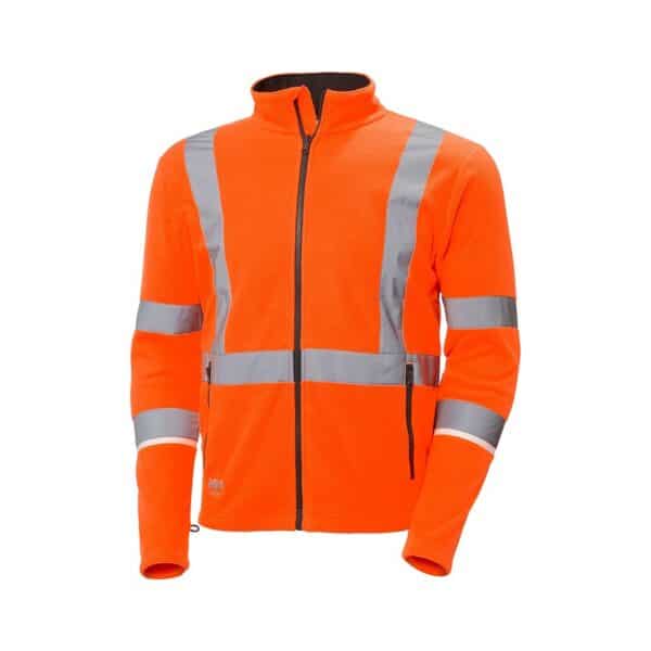 Veste polaire haute visibilité UC-ME Helly Hansen Orange fluo – vue de face