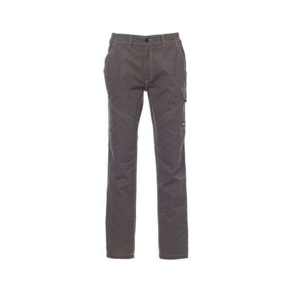 Pantalon de travail unisexe Worker Stretch Summer Payper vue de face fumée