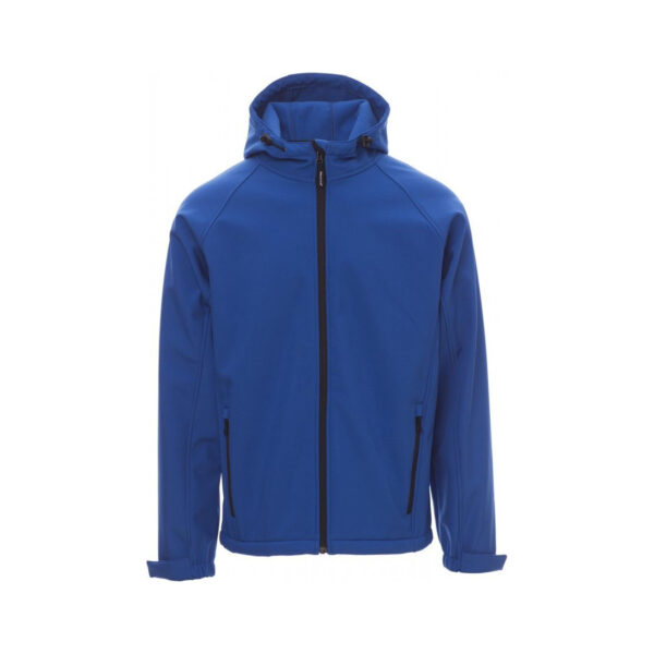 Softshell de travail 3 couches homme Gale Payper vue de face bleu roi